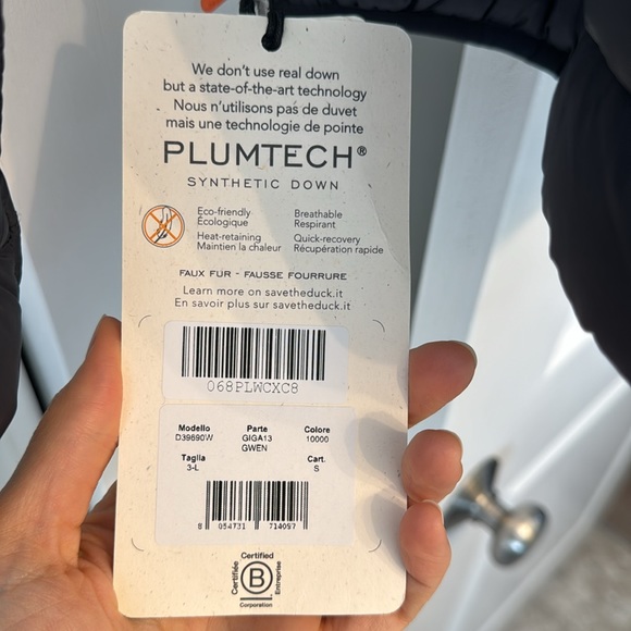 Save the Duck Gwen Quilted Hooded Jacked NWT size L - Picture 5 of 9